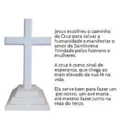 Cruz de Madeira Cruzeiro das Almas Branco - comprar online