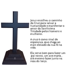 Cruz de Madeira Cruzeiro das Almas Preto - comprar online