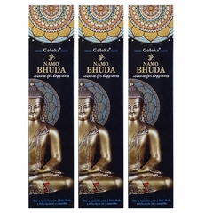 Incenso Indiano Goloka Ayurvedic BHUDA Premium - 3 Caixas