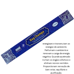 Incenso Massala Nag Champa Darshan Cx.25un.15g. na internet