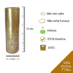 VELA 7 Dias - Dourada - comprar online