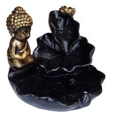 Incensário Cascata Buda Grande Ganesha em Resina - comprar online