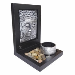 Jardim Zen Altar Porta Velas Buda com Pedrinhas - comprar online