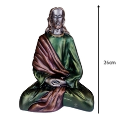 Imagem Estátua Jesus Cristo Meditando - comprar online
