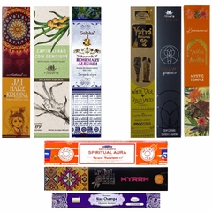 Caixa Box Kit com 13 Incensos Sortidos Premium Vários Aromas na internet