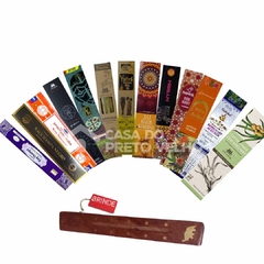 Caixa Box Kit com 13 Incensos Sortidos Premium Vários Aromas - comprar online
