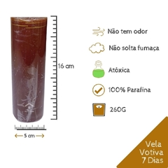 VELA 7 Dias - Marrom - comprar online