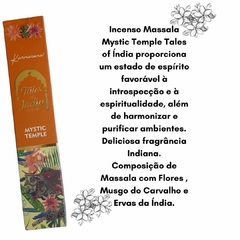 Incenso Tales Of India Mystic Temple - Templo Místico - comprar online