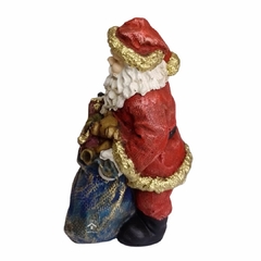 Estatueta Papai Noel Decorativo Enfeite Natalino Em Gesso 2 - comprar online