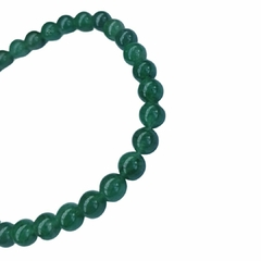 Pulseira Pedra Natural Quartzo Verde 06mm-02F - loja online