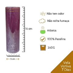 VELA 7 Dias - Roxa - comprar online