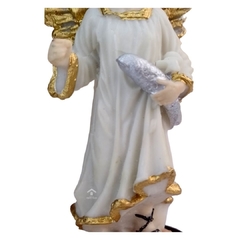 Escultura Imagem Anjo Rafael 15 cm -Resina - loja online