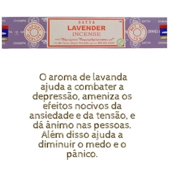 Incenso Indiano Satya LAVANDER - LAVANDA - loja online