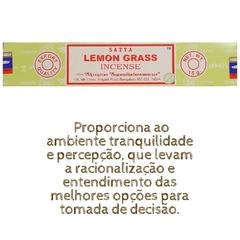 Incenso Indiano Satya LEMON GRASS - CAPIM LIMÃO - loja online