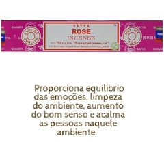 Incenso Indiano Satya ROSE - ROSAS - loja online