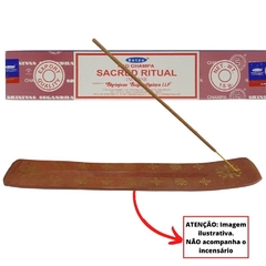 Incenso Indiano Satya NAG CHAMPA SACRED RITUAL - CASA DO PRETO VELHO COMERCIO DE PRODUTOS NATURAIS LTDA