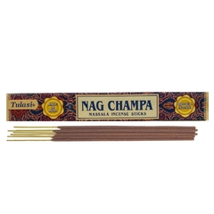 Incenso Indiano Tulasi NAG CHAMPA - CASA DO PRETO VELHO COMERCIO DE PRODUTOS NATURAIS LTDA