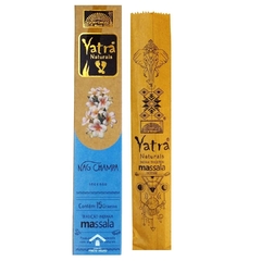 Incenso Orgânico Massala Yatra Nag Champa - 3 Cxs - CASA DO PRETO VELHO COMERCIO DE PRODUTOS NATURAIS LTDA