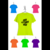 Camiseta Baby Look Neon Feminina Diversas Cores, Personalizada - loja online