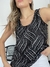 Musculosa Bordada Lentejuelas vtk336