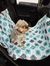 Cubre asiento individual estampada + Cinturón de seguridad - Dudi Mascotas - Pet Shop Online 