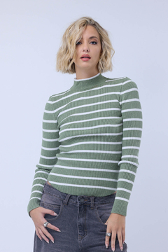 Sweater fino rayado en internet