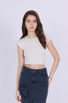 Remera crop basica - comprar online