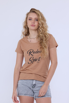 Remera algodon Rodeo tachas - comprar online