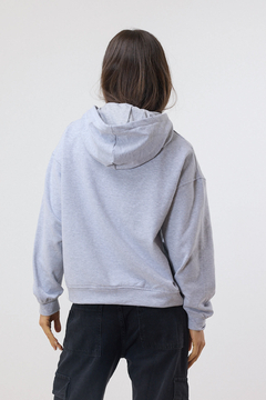 Buzo hoodie Dafne - scombro