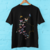 Camiseta Unisex Negra Mariposas - comprar online