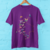 Camiseta Unisex Morada Mariposas - SELVA BOREAL