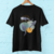 Camiseta Unisex Negra Tiburón Ballena - SELVA BOREAL