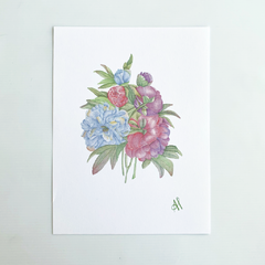 Print "Bouquet peonías"