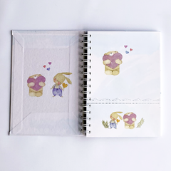 Cuaderno pediatrico “Conejito Celeste" - comprar online