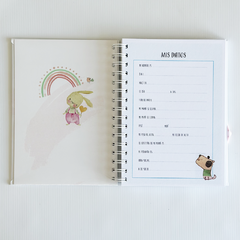 Cuaderno pediatrico “Conejito Rosa" en internet