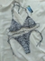 BIKINIS ESTAMPADAS O LISAS CON VEDETINAS CAVADAS (G5-110)