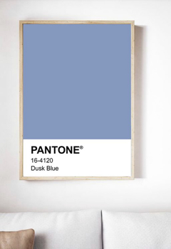 CUADRO PANTONE DUSK BLUE