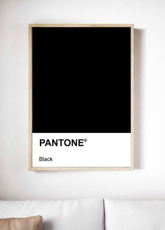 CUADRO PANTONE BLACK