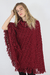 ABRIL PONCHO CALADO DE LANA - comprar online