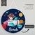 Placa Flâmula Redonda - Astronauta Menina - comprar online