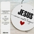 Placa para Porta - Jesus reina neste lugar - comprar online