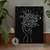 Placa Decorativa Mulher Abstrata Floral #2 - comprar online