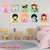 mega kit princesas disney plaquinhas decorativas