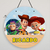 Placa Flâmula Redonda - Toy Story