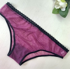 Conjunto Siena violeta y negro