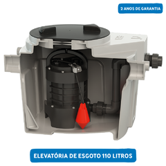 Elevatória de esgoto SANIFOS 110 - 220 V, 1 bomba trituradora de 2 CV - comprar online