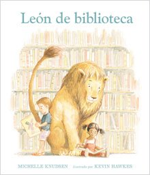 León de biblioteca