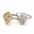 Anillo Oro Amarillo 18 Kts diamantes AND064 - tienda online
