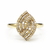 Anillo Oro Amarillo 18 Kts diamantes AND064