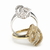 Anillo Oro Blanco 18 Kts Diamantes AND209 en internet